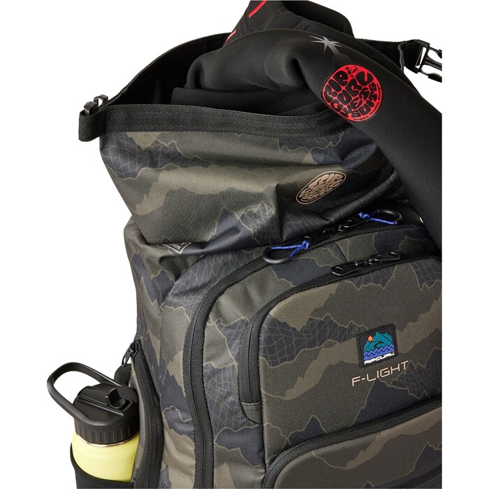 2024 Rip Curl Mnner F-Light Surf 45L Search Backpack 156MBA - Black / Olive